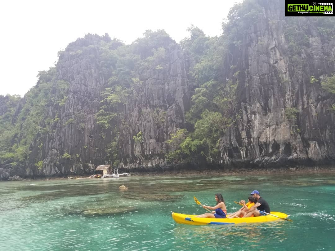Kaniha Instagram - This place is what I call Paradise..The water so clear and pure..The air so fresh..The people so happy..Throwback...sigh I miss being there.. No Filters..No efx.. #elnido #philippines #throwback #vacations #canoe
