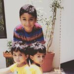 Kaniha Instagram - When God made nephews He gave me the best ones.. My twinsie bundle Chitthi misses you both a lot.. @deepa3310 missing 'em lots #auntsarethebest #nephewlove #mytwins