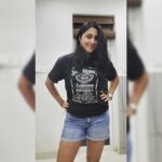 Kaniha Instagram - Happiness is wearing his shirts and tees 😋😝😜 #hisshirt #histee #nofuss #happiness #smile Chennai, India