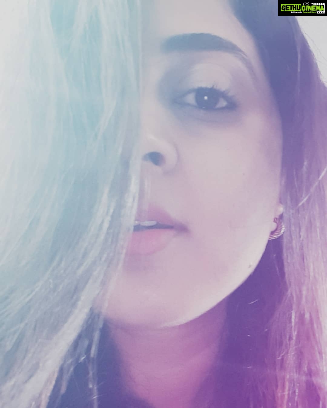 Kaniha Instagram - Up close ..too close..?? Selfie experiments 😋😋 #selfie #kaniha #halfface