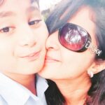 Kaniha Instagram - On a date😍 with my lil man #impromptu #lunch #love Kipling Cafe