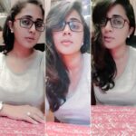 Kaniha Instagram - Ahh you have such a Baby face.. awww the innocent face.. What do I do to look a lil bit serious and nerdy..hehe wear these plain glasses on 😋😋.. #glassesgirl #plainglasses #nerdy