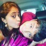 Kaniha Instagram - #momandson #goluhopping #pink #ethnicwear With My lil munchkin..