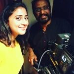Kaniha Instagram - With our ever composed Cinematographer @alagappan__cinematographer Always a pleasure working with you sir.. With that it's a wrap for me in #Drama Headed back home @mohanlal @niranj_maniyanpillaraju