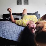 Kaniha Instagram - Candid moments is where real happiness is.. Precious moments with my lil Gurl 🐶 #maggie #adoptdontshop #indie #pets #lifeisbeautiful #makingmemories Chennai, India