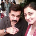 Kaniha Instagram - Happy Bday dear Laleta @actormohanlalofficial .. Blessed to be working with you yet again.Such positivity..such a charismatic person you are..May God bless you with the best of health and happiness always.. #mohanlal#fanforever