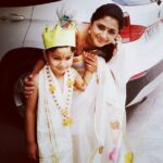 Kaniha Instagram - This year my little krishnar is busy in school..so recycling last years pic :) ##Happy Krishna Jayanthi##forget all the dieting today..eat sweets and be merry :)