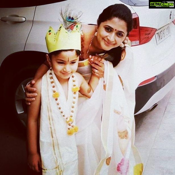 Kaniha Instagram - This year my little krishnar is busy in school..so recycling last years pic :) ##Happy Krishna Jayanthi##forget all the dieting today..eat sweets and be merry :)