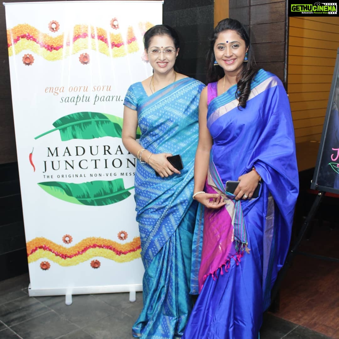 Kaniha Instagram - #foodtasting at our restaurant Madurai Junction on ECR Chennai Feeling #confident #positivevibes Gearing up for launch soon A big thanks to Actors prabhu Ambika directir Ks Ravikumar @suhasinihasan @gautamitadimalla @isanjaybharathi @suresh_chandra_menon @suresh.chakravarthy @prithiveeraj and all our friends who gave us your fantastic feedback and graced the event.