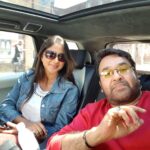 Kaniha Instagram - Happy Bday dear Laleta @actormohanlalofficial .. Blessed to be working with you yet again.Such positivity..such a charismatic person you are..May God bless you with the best of health and happiness always.. #mohanlal#fanforever