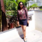 Kaniha Instagram - Hot sunny day in Chennai.. Now stop moral policing me for wearing shorts..🙄😏 #hotday#shorts#shades#csk