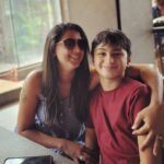 Kaniha Instagram – My little big world!!
And in the end  it’s  only a handful to whom you will matter,
And just another handful who will matter to you.. 
Hold on tight to that special world…
And let Everything else  pass by with a Smile.

#loveisbeautiful #family #smalljoys Farzi Cafe, Hyderabad