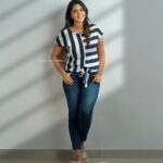 Kaniha Instagram - Feeling pretty! 🤍💙❤ 📷@subhashmaheswar