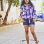 Kaniha Instagram - Love yourself no matter what 🥰 Plaid shirt & Denim ❤ #keepingitcasual #plaidshirt Chennai, India
