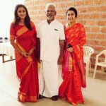 Kaniha Instagram - Happy Bday sir ❤ Wishing you love happiness and great health always May you continue to mesmerize us all as always .. @suhasinihasan how beautiful you look 😍 I love this pic with the two of you🥰 #maniratnam #happybdaylegend Chennai, India