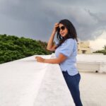 Kaniha Instagram - The grey skies ,the perfect breeze Gotta flash that smile and say thanks Universe 💙 Chennai, India