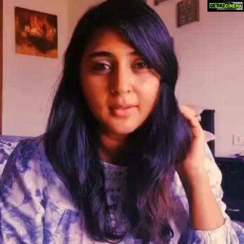 Kaniha Instagram - There are certain songs that are stuck in your head for many reasons... This is one such song for me. Tried singing a few lines. Hope you like it! β€ Also pls echooos me for the flaws.. π€π€ @franklindos.m thanks for rendering the chordsπ Ps:@saindhavi_prakash pls kochukadeenga πππ Chennai, India