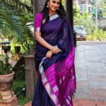 Kaniha Instagram - Saree anyday! Saree anytime! Saree hands down my first choice! Always love the ethnic look😍 Wearing sareee from @merakibysindhu Blouse by @kalathmika_ Trivandrum, India