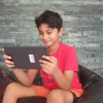Kaniha Instagram - While online education has become the new normal, it has become so hard for us parents to cut down on their screen time. Clear guidelines help us achieve the right quality of screen time that would benefit our kids. There is no better way to add productive screentime than BYJU'S. The app integrates fun alongside learning. I am glad that Rishi has been enjoying the learning experience which involves interactive sessions and informative videos. @byjus_app #learnandgrow #growwithbyjus #makelearningfun