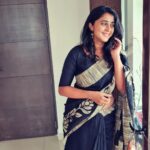 Kaniha Instagram - Smile 😊 It's free therapy! #keepsmiling #smileisthebestmakeup #smilemore #sareelove Chennai, India