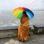 Kaniha Instagram - Cooling off under the umbrella during shoot.. Seems like ages ago.. Miss the sound of "lights ,camera ,action" Hope and Pray normalcy returns And life resumes And work prevails ❤ #actor #kaniha