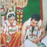 Kaniha Instagram - Couple of hours just flew by as I sat there flipping through all my albums.The pleasure of flipping thru each page is so hard to describe as it brings back a flurry of memories.Digital albums dont stand a chance. These are few of my fav moments. Yes like most of the brides I too cried on my wedding as he tied the knot..gawd it was so emotional.. Why dont y'all dust out and pull out your albums and share your fav pic/moment from your wedding album. All you single peoplesssss get hitched sooon 😬🤪😁😝 Tag me coz only then I'll get to see them. ❤ #weddingalbum #kaniha