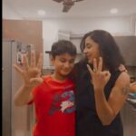 Kaniha Instagram - Aftrr a days work when mommy finds some energy to do this intuition test! And we passed with a 2/4 Not bad eh 😋 Me and mine #reelfun #trendingreels #reelitfeelit #momandson #reelsinstagram Chennai, India