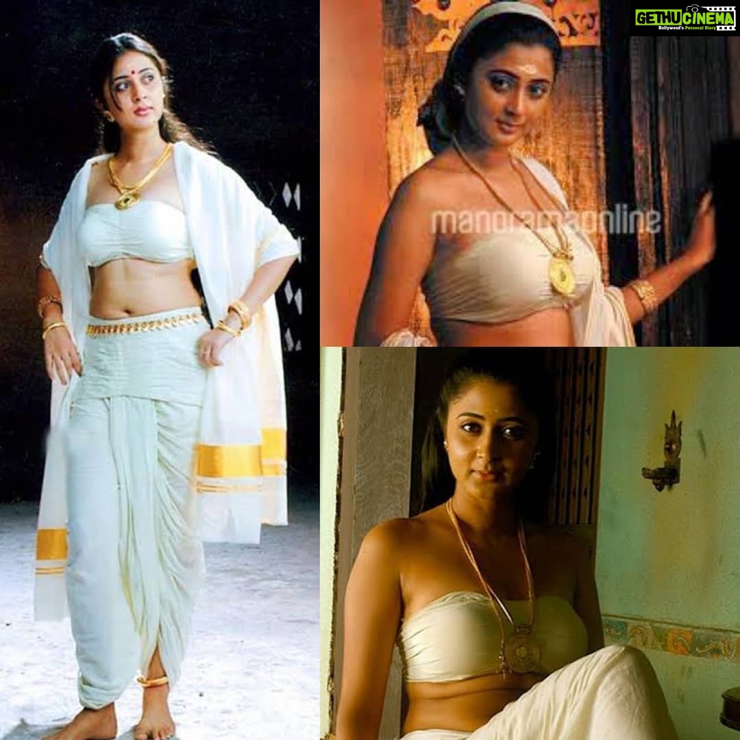 Kaniha Instagram - Many of you had asked me what'll be the role closest to my heart. 'Kaitheri Makkam' from Pazhassiraja will be it. A movie that was larger than life for me. A movie that opened up a whole new industry for me. A movie that had so many legends teaching me. A movie that remains a milestone in the Malayalam cinema and definitely a BIG milestone in my career. Ps:I love all those pictures.Brings back great memories. #kaniha #mollywood #pazhassiraja #kaitherimakkam #periodfilm #epic