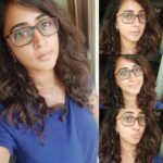 Kaniha Instagram - Nerdy Goodmorning😛 I just glanced at myself at the mirror and it instantly took me back to my college days..well this is how I looked back then with my curly hair😊 No I don't have power in my eyes.. But I just wear em sometimes to cover my tired eyes and dark circkes😂😂 Have a super weekend y'all #kaniha Chennai, India