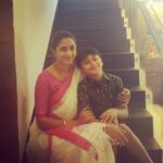 Kaniha Instagram - Happy Pongal from ours to yours❤ #kaniha #mafamilia #justus Chennai, India