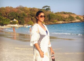 Kaniha Instagram - You can't control what's gonna happen.. But you can take control of your thoughts and focus on keeping yourself happy. Cleanse your thoughts. Do what it takes to stay happy 💕💕 #kaniha #positivethinking Ps:A click while i was watching over my son swim in glee. Samed Island，Thailand