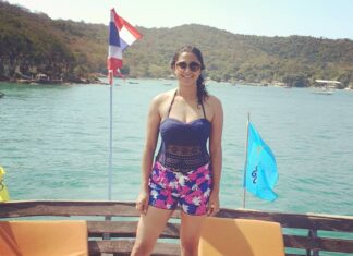 Kaniha Instagram - Diving was something I always wanted to do.. To experience that mesmerising world that lies beneath the blue ocean and YASSSSS I did it.. Was a truly unforgettable and breath taking experience. Few seconds before the jump I hesitated but it was a matter of breathing in ,breathing out and letting it go. Breathe in.breathe out.let it go. If y'all get a chance to dive just go for it❤ #scubadiving #samedisland #kohsamed #kaniha