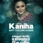 Kaniha Instagram - Happy to join this team. #YaadhumOoreYaavarumKelir @ChandaraaArts @cineinnovations @roghanth‬ @akash_megha @Actor_Vivek @jayam_mohanraja @nivaskprasanna‬‬ @ruggyz @designpoint001 @rkajay94 @onlynikil @CtcMediaboy