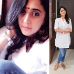 Kaniha Instagram - "Focus on the possibilities of success Not on the probabilities of failure." Give importance to what you want more than worrying about what you don't want.❤ #whiteanddenim #kaniha #positivevibes Chennai, India