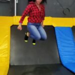 Kaniha Instagram - Life lessons taught by the trampoline: The harder you fall The higher you rise Bring it on Saturday!! @dugoutchennai #trampoline #jumphigh #haffun #lifeisbeautiful Chennai, India