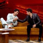 Karan Johar Instagram - They're the men of the moment and they're bringing the full Punjabi feels to the Koffee couch! Manifesting a spicy brew this time around😉 Watch the seventh episode of #HotstarSpecials #KoffeeWithKaranS7 streaming from 12:00am this Thursday only on Disney+ Hotstar. @disneyplushotstar @sidmalhotra @vickykaushal09 @apoorva1972 @jahnviobhan @aneeshabaig @dharmaticent