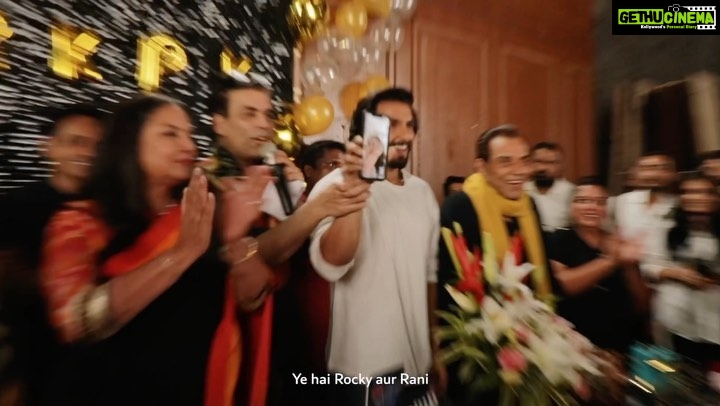 Karan Johar Instagram - It's a talkie wrap on a piece of my heart...a kahani that became a journey which I will hold close to me forever! I sat in the director chair after many years and it felt like coming home. We had legends and superstars on the set and in front of the camera - they were magic! Behind the camera, it was nothing short of magic either with my A-team, my pillars of strength. Thank you to everyone who worked tirelessly and passionately towards this kahani...I am forever grateful. #RockyAurRaniKiPremKahani coming soon in cinemas in 2023... ♥️♥️♥️ @aapkadharam #JayaBachchan @azmishabana18 @ranveersingh @aliaabhatt @apoorva1972 @_ishita_moitra_ @shashankkhaitan @gogoroy @somenmishra @dharmamovies @viacom18studios