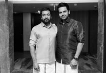 Karthi Instagram - All set for #Viruman Audio and Trailer launch 😊