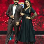 Keerthi shanthanu Instagram - Black is back 🖤 And #dancejodidance is back 🌟 From today every weekend 8pm on @zeetamizh ✨ #djd reloaded ! With my brilliant co-host @rjvijayofficial 🌟 Outfit beautifully executed in short notice by @studio149 🖤✨ Earrings : @theamethyststore ✨ photography : @storiesbysidhu @teamcreators