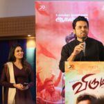 Keerthi shanthanu Instagram – Fulll smileee…wen on stage😄🎤
for #viruman press meet .
Thank u @rajsekarpandian sir 
@2d_entertainment ☺️
From august 12th in theatres,
Best wishes #Viruman family @karthi_offl sir👍
Thanx for the candid clicks @pavithran.magee ☺️
Outfit : @poornimas_store