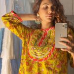 Madonna Sebastian Instagram - A little glitter, a little warmth, Indian outfits are the charm!!✨ #indianwear @styledbysmiji #mirrorselfie