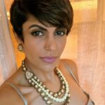 Mandira Bedi Instagram - “Event”ually yours. My last 5 event looks ❤️ Wearing @gauravguptaofficial @anavila @forevernew_india @roujeofficial @zara and @azotiique ❤️❣️