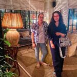 Manisha Koirala Instagram – What a wonderful world.. @samjhanaupretirauniar & moi hanging out in my fave place !! Soho House Mumbai