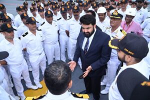 Mohanlal Instagram - Honoured to be onboard India’s 1st Indigenous Aircraft Carrier (IAC), soon to be commissioned as Vikrant, built in Cochin Shipyard Limited, Kerala. After 13 long years of dedicated construction, she sets sail as a true engineering marvel that further fortifies the Indian Navy and speaks volumes about India’s shipbuilding capabilities. 

I express my heartfelt gratitude for this matchless opportunity, especially to the Commanding Officer, Commodore Vidhyadhar Harke, VSM, and Mr. Madhu Nair, the Chairman & Managing Director of Cochin Shipyard Limited, for their warm reception.

Witnessing the unmatched peculiarities of this mean machine urges me to triumphantly salute all the people behind IAC Vikrant, the wonder. May she always be victorious at sea!

#IAC #VIKRANT #IndianNavy