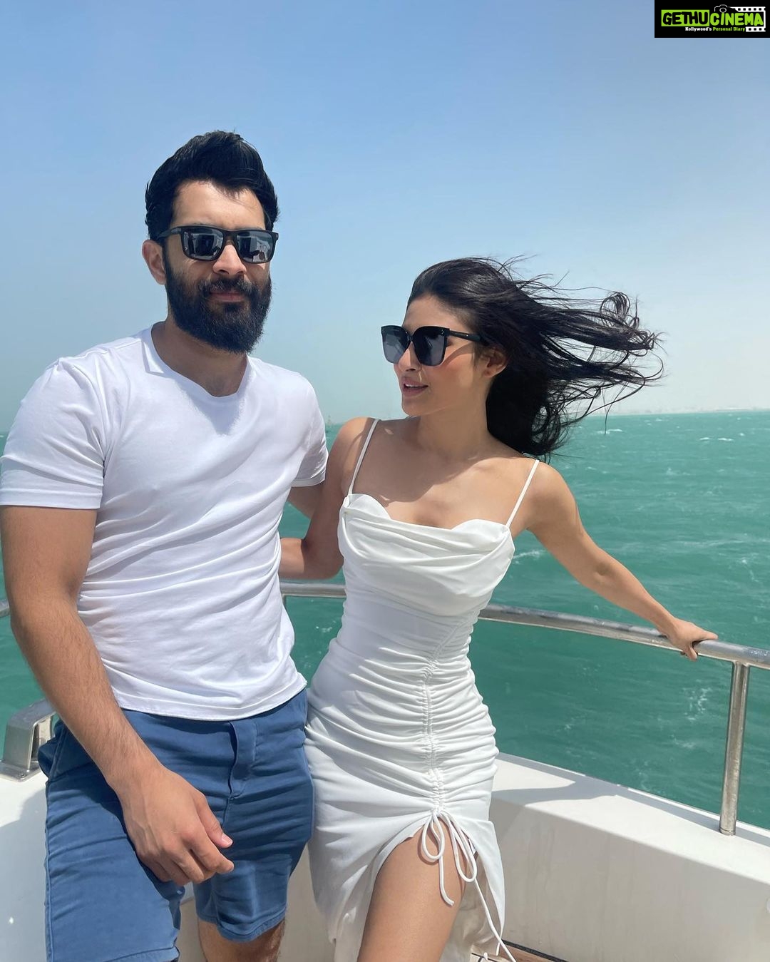 Mouni Roy Instagram - Happy birthday, the shining 🌟 of my life and the giver of best cuddles and kisses in the world..I can’t wait to spend an eternity together, My err’ything, the best part of me.. Am just the luckiest to have wished you into my reality @nambiar13 🔱♥️