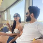 Mouni Roy Instagram - Happy birthday, the shining 🌟 of my life and the giver of best cuddles and kisses in the world..I can’t wait to spend an eternity together, My err’ything, the best part of me.. Am just the luckiest to have wished you into my reality @nambiar13 🔱♥️