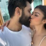 Mouni Roy Instagram - Happy birthday, the shining 🌟 of my life and the giver of best cuddles and kisses in the world..I can’t wait to spend an eternity together, My err’ything, the best part of me.. Am just the luckiest to have wished you into my reality @nambiar13 🔱♥️