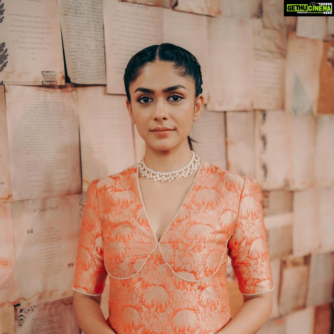 Mrunal Thakur Instagram - 1 DAY TO GO! #sitaramam #bookyourticketsnow