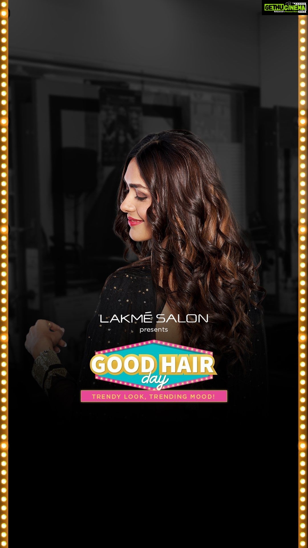 Mrunal Thakur Instagram - Naye hairstyles ka season abhi shuru hua hain, mere dost! ✨ Make your new look the trending mood with Lakmé Salon #GoodHairDay - Trending Look, Trending Mood. 20% off on all hair services including Balayage Highlights. 💁🏻♀️ @mrunalthakur #LakméSalon #HairStyle #HairMakeover #Bollywood #SalonExperts #HairColor #HairTransformation #HairColorInspiration #FlauntYourStyle #HairCare #Schwarzkopf #HairSpa #HealthyHair #TIGI #GaramMasala #MoroccanOil