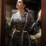 Mrunal Thakur Instagram - 🦋🦋 #sitaramampromotions Styled by: @archamehta Outfit: @jjvalaya Jewellry: @minerali_store Styling team: @ruchi.munoth @abhishri__maru Makeup: @missblenderr_ Hair: @deepalid10 Clicked: @__suru